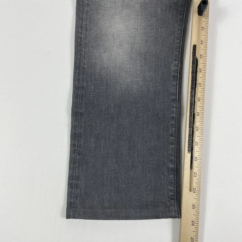 RRL Double RL Slim Fit Jeans Mens 30x26 Gray Medium Wash Japanese Selvedge Denim